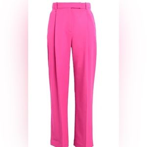 & Other Stories high waist pink trousers